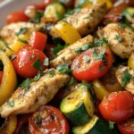 Mediterranean Chicken Stir Fry (30 Minutes One Pan)