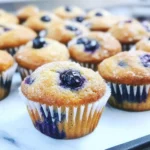 Mini Blueberry Banana Muffins