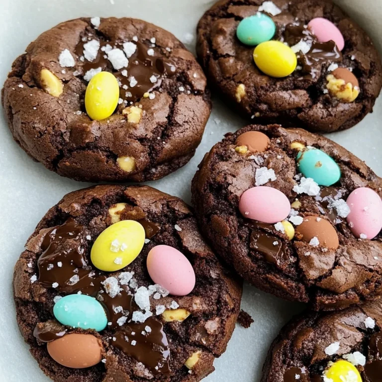 Mini Egg Brownie Cookies