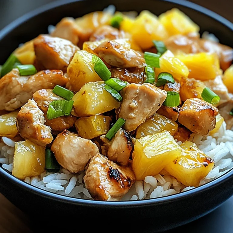 Pineapple Chicken and Rice: A Tropical Delight Recipe