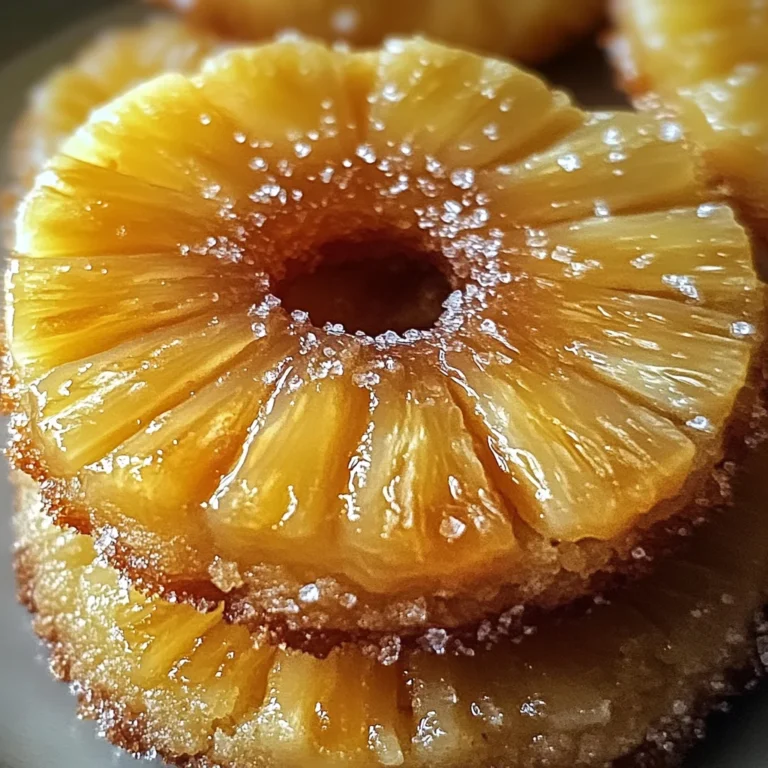 Pineapple Upside Down Sugar Cookies That Delight Every Bite