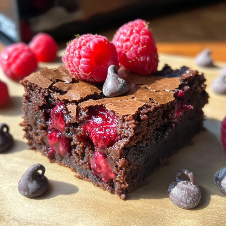 Raspberry Brownies!