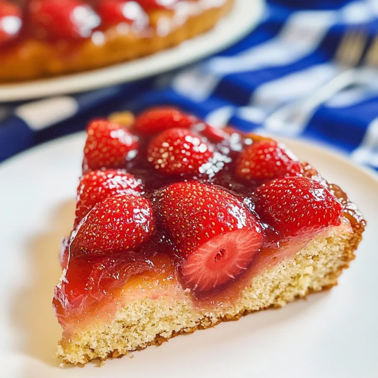 Strawberry Upside Down Cake