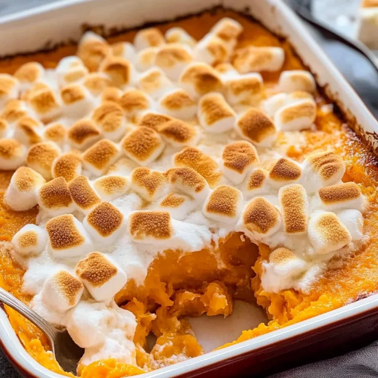 Sweet Potato Marshmallows Casserole Recipe