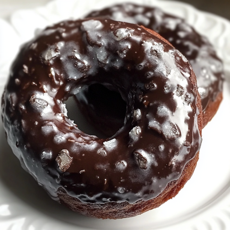 Baked Chocolate Glazed Donuts