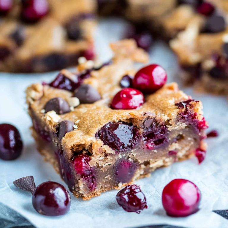 Chocolate Chip Cherry Bars