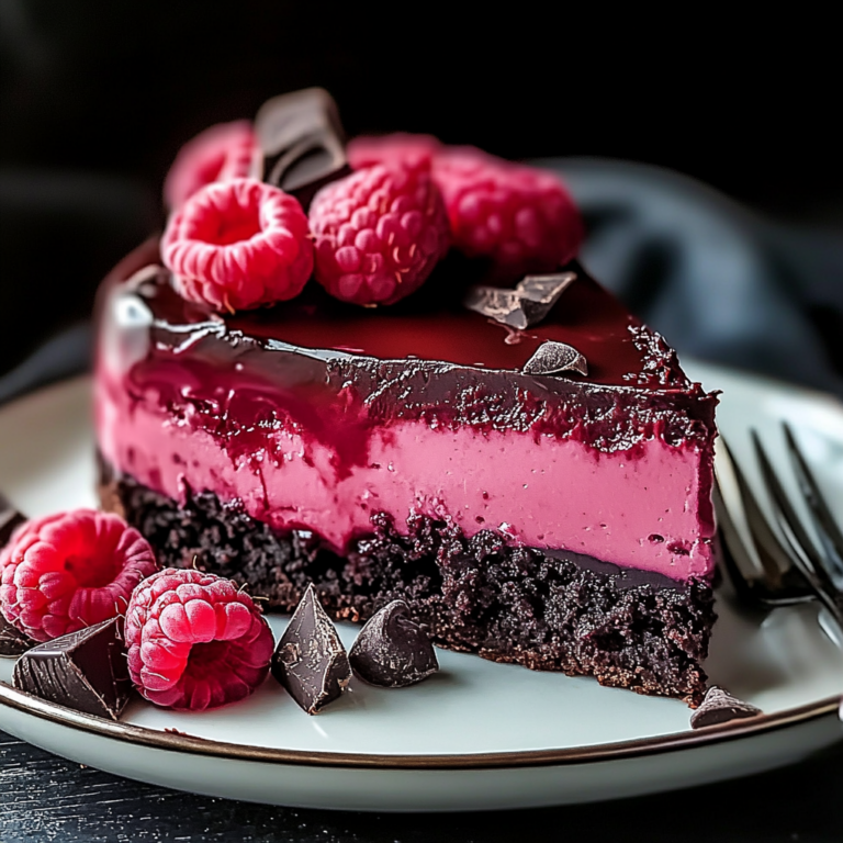Decadent Dark Chocolate Raspberry Cheesecake You’ll Adore
