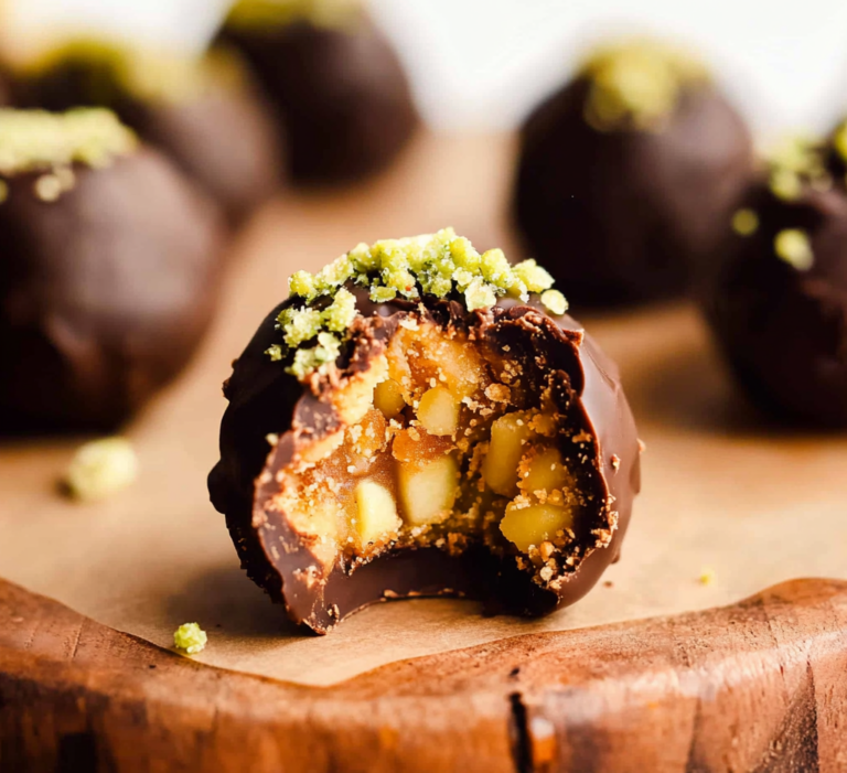 Popping Apple Caramel Truffles